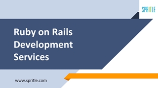 Ruby on Rails Development Services - Spritle Software Oline ...