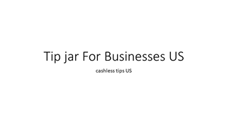 tipjar for businesses US,