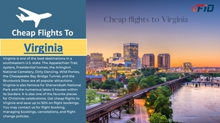 Cheap flight to Virginia Call Now at +1-844-868-83303,