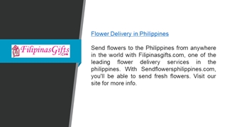 Flower Delivery in Philippines  Filipinasgifts.com Digital slide making software