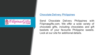 Chocolate Delivery Philippines  Filipinasgifts.com Digital slide making software