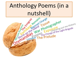 Anthology Poems (in a nutshell) - The Holgate Academy,