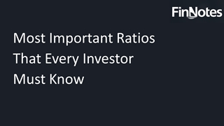 Most Important Ratios That Every Investor Must Know Digital slide making software
