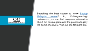 Sbotop Malaysia Review  Onlinegambling-review.com Digital slide making software