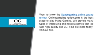 Spadegaming Online Casino Review  Onlinegambling-review.com Digital slide making software