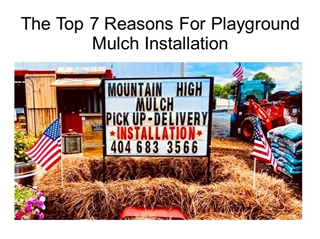 The Top 7 Reasons For Playground Mulch Installation,