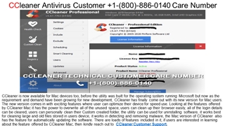 CCleaner Antivirus Customer +1-(800)-886-0140 Service Number,