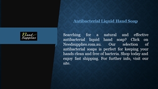 Antibacterial Liquid Hand Soap  Needsupplies.com.au Digital slide making software