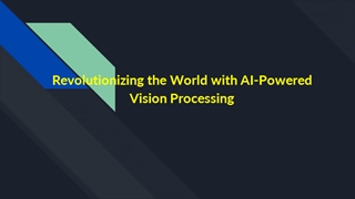 Revolutionizing the World with AI-Powered Vision Processing,