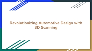 Revolutionizing Automotive Design with 3D Scanning,