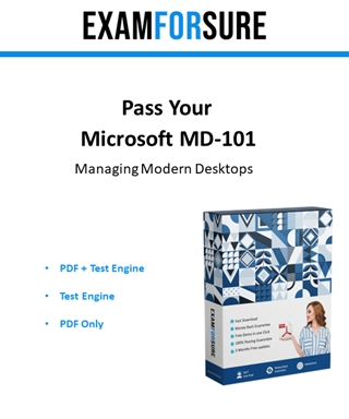 Microsoft  MD-101 Exam Dumps PDF 2022 - Examforsure.com,