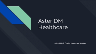Aster DM Healthcare - Board of Directors,Online HTML PPT displaying platform