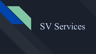 SV Services,Online HTML PPT displaying platform