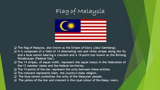 Flag Of Malaysia,Online HTML PPT displaying platform