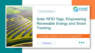 Solar RFID tags manufacturers - POXO Digital slide making software