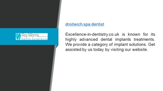 Droitwich Spa Dentist Excellence-in-dentistry.co.uk,Online HTML PPT displaying platform