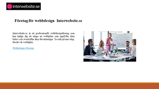 Företag för webbdesign | Interwebsite.se,