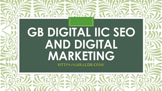 GB Digital IIc SEO and Digital Marketing,