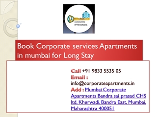 Book-Corporare-service-Apartments-Mumbai Digital slide making software