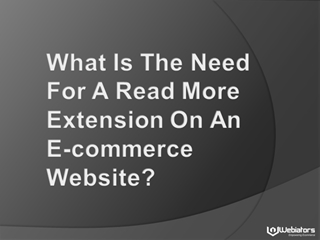 What Is The Need For A Read More Extension On An E-commerce Website? Digital slide making software