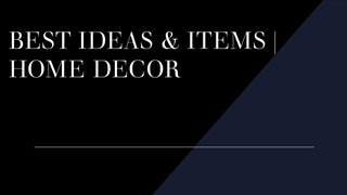 Best Ideas & Items | Home Decor,