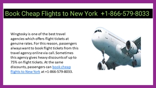 Book Cheap Flights to New York +1-866-579-8033,