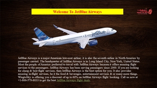 JetBlue Airways Flight Booking & Deals +1-866-579-8033,