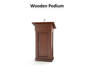 Wooden Podium,Online HTML PPT displaying platform