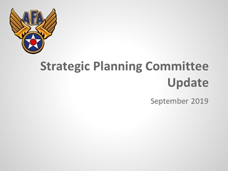 Strategic Planning Committee Update, September 2019, Mark ‘Buster’ Douglas (Langley,
