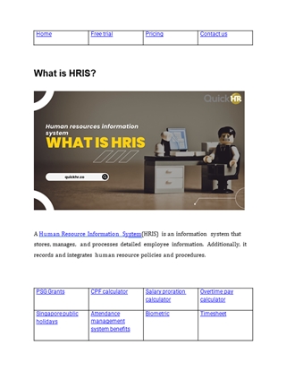 What is HRIS?,
