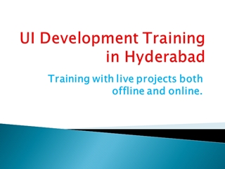 UI Development Training in Hyderabad,