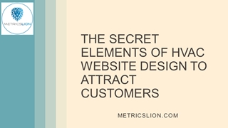 The secret elements of HVAC website design to attract customers Digital slide making software
