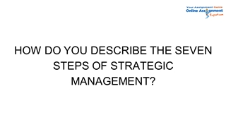 How Do you Describe the Seven Steps of Strategic Management,