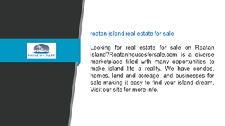 Roatan Island Real Estate for Sale Roatanhousesforsale.com Digital slide making software