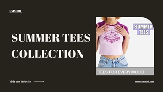 Browse Emmiol Summer Tees Collection,Online HTML PPT displaying platform