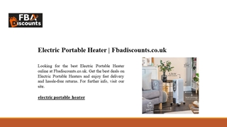 Electric Portable Heater | Fbadiscounts.co.uk Digital slide making software