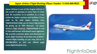 Japan Airlines Flight Booking Digital slide making software