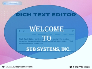 Rich Text Editor Reduces the Efforts of Formatting Directly to Valid HTML Digital slide making software