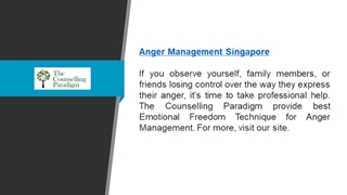 Anger Management Singapore The Counselling Paradigm,