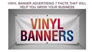 Cashurdrive Reviews - Vinyl Banner Advertising 7 Facts That Will Help You Grow Your Business. Digital slide making software