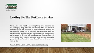 Looking For The Best Lawn Services Digital slide making software