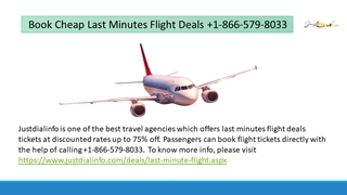 Book Cheap Last Minutes Flight Deals Tickets +1-866-579-8033,