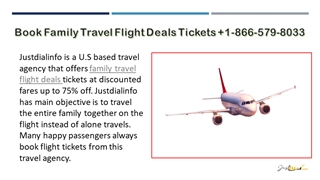 Book Family Travel Flight Deals Tickets +1-866-579-8033,