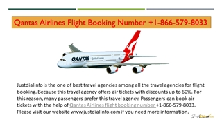 Qantas Airlines Flight Booking Number +1-866-579-8033 Digital slide making software