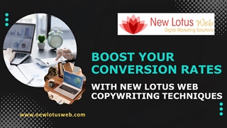 Boost Your Conversion Rates With New Lotus Web Copywriting Techniques,