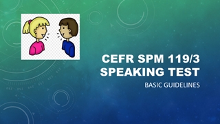 Test spm speaking Average Speaking