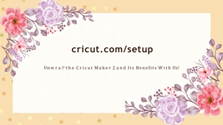 cricut.com/setup Digital slide making software