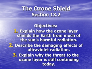 The Ozone Shield .2,