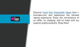 Vozol Star Disposable Vapes  -lovevape.com,