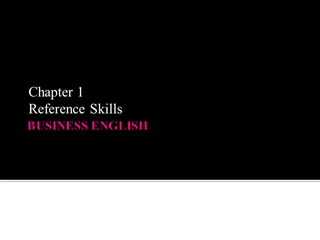 Reference 01 Chpter 1 Reference Skills